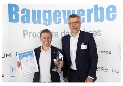 Unsere innovative Deckenschalung ONADEK gewinnt den Baugewerbe-Preis für das Produkt des Jahres 2024 in Deutschland